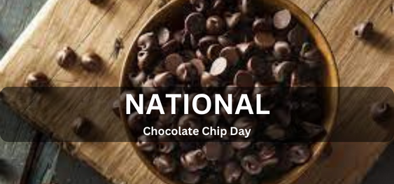 National Chocolate Chip Day [राष्ट्रीय चॉकलेट चिप दिवस]